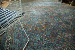 11x14 Vintage Distressed Fine Joshegan Carpet // ONH Item tm01101 Image 5