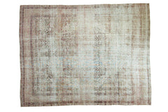 9x11.5 Antique Distressed Kermanshah Carpet // ONH Item tm01102