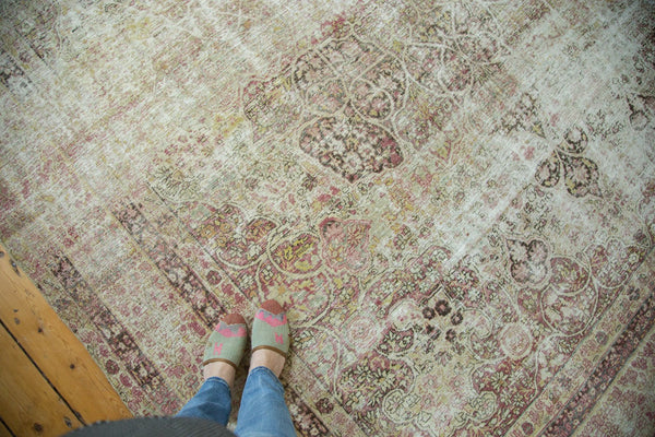 9x11.5 Antique Distressed Kermanshah Carpet // ONH Item tm01102 Image 1