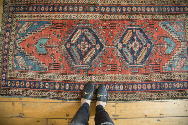 Antique Heriz Rug Runner
