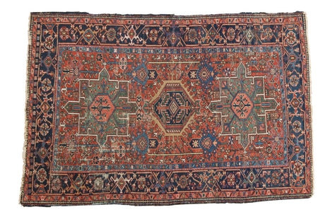 4'3" x 6'5" Vintage Karaja Rug / Item tm01109 image 1