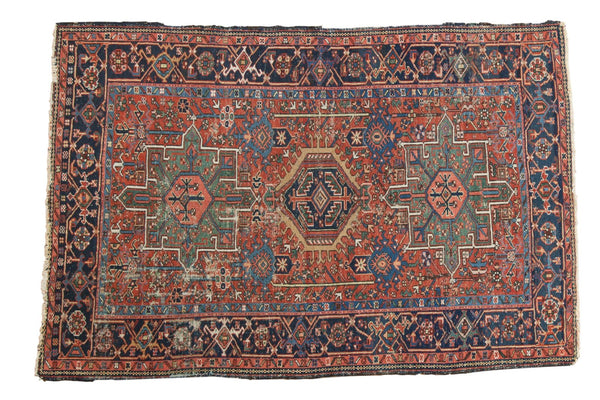 4'3" x 6'5" Vintage Karaja Rug / Item tm01109 image 1