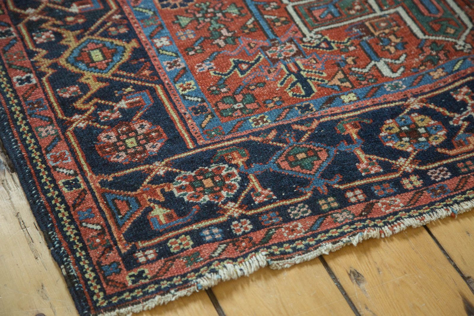 Vintage Karaja Persian Rug 4'3