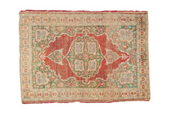 2x2.5 Antique Silk Kaisary Rug Mat // ONH Item tm01110