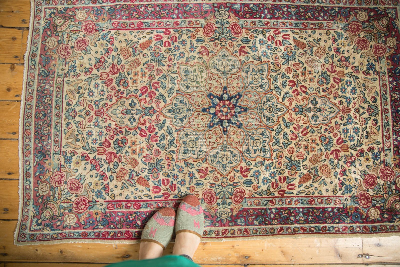 Vintage Kerman Rug