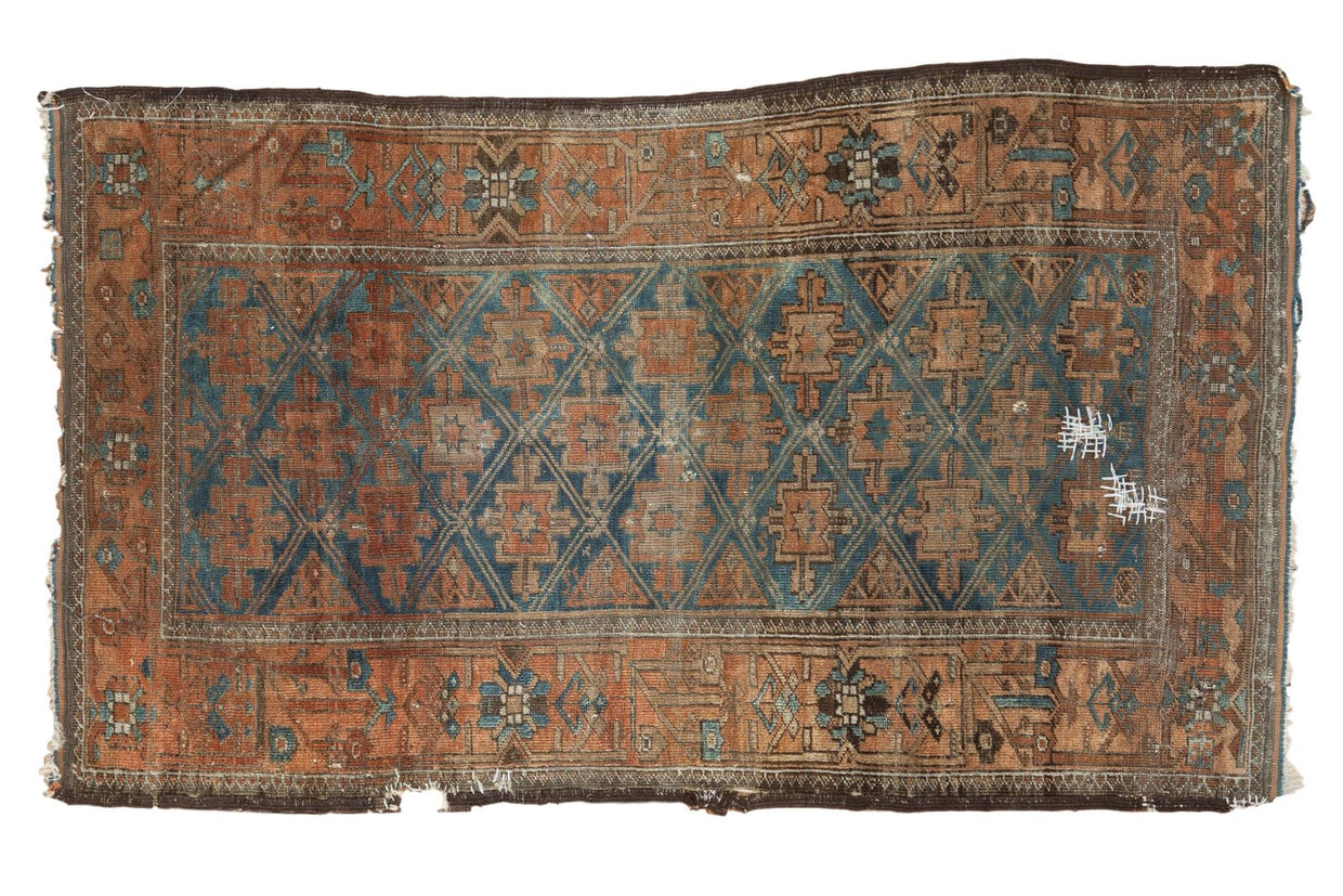 Antique Distressed Belouch Rug
