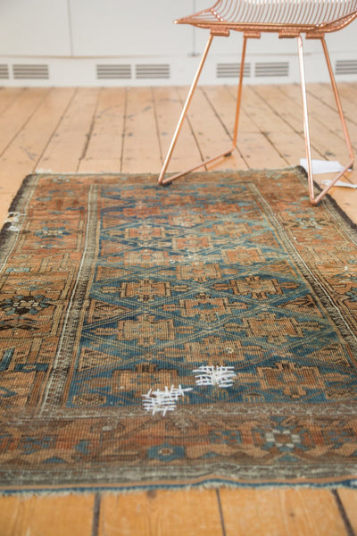 Antique Distressed Belouch Rug