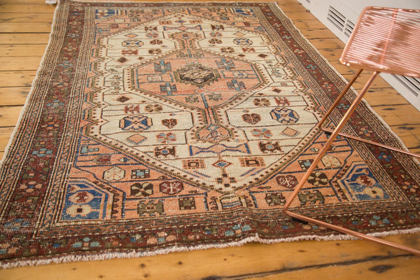  Vintage Distressed Malayer Rug / Item tm01127 image 4