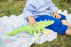 Organic Cotton Stuffed Dinosaur Toy // ONH Item 2146