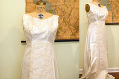 Vintage 60s Wedding Dress // ONH Item 1702