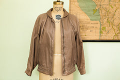 Vintage 80s Lillie Ruben Leather Puff Jacket // ONH Item 1679