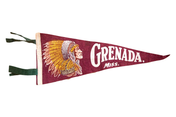 Grenada Miss MI Felt Flag Pennant 