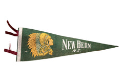 New Bern North Carolina NC Felt Flag Pennant 