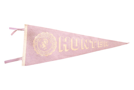 CUNY Hunter College Felt Flag Pennant