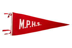 MPHS Vintage Felt Flag Pennant