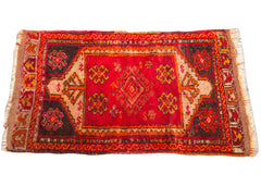2x3 Red Turkish Scatter Rug // ONH Item 1773