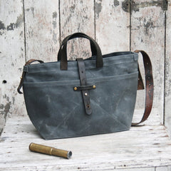 Peg and Awl Tote Bag in Slate // ONH Item 3505