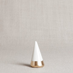 White and Gold Ring Holder // ONH Item 3497 Image 1
