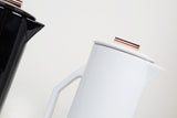 Modern White Copper Tip French Press 850 mL // ONH Item 3294 Image 2